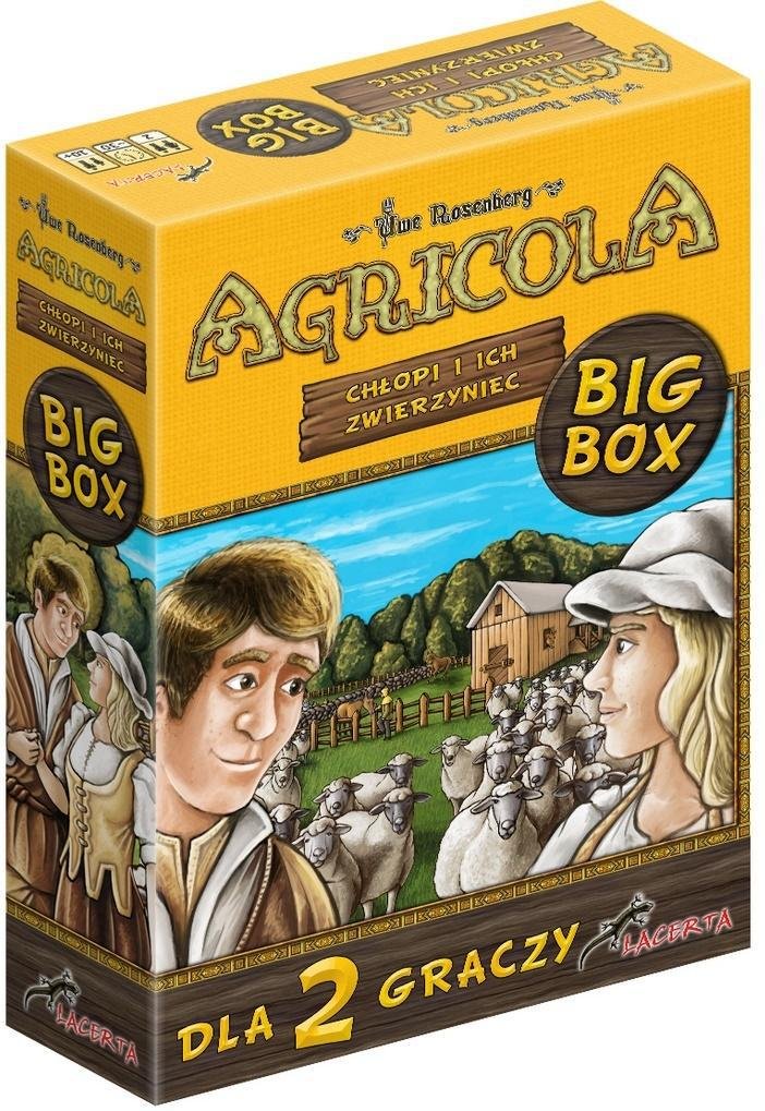 Agricola: Chłopi i ich zwierzyniec Big Box LACERTA, gra planszowa,Lacerta
