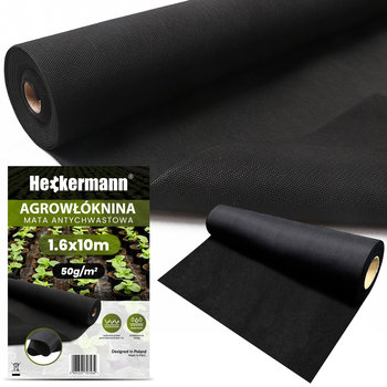Agrowłóknina Heckermann 1,6x10m 50g/m2 Czarna - Heckermann