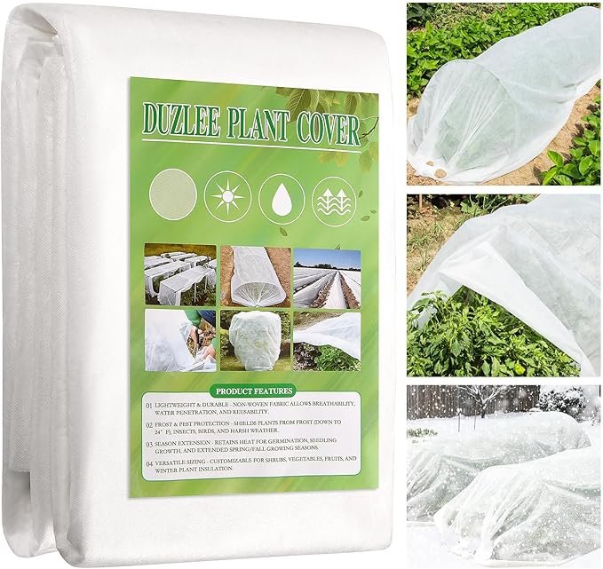 Agrowłóknina otulina ochrona przed mrozem biała 2x12 m 30g/m2