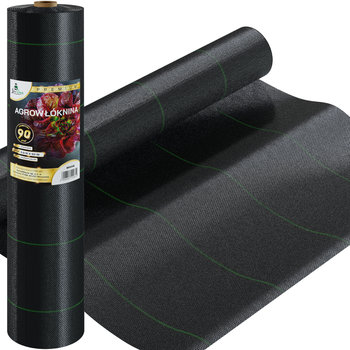 Agrowłóknina ściółkująca antychwastowa wiosenna czarna 90g/m2 0,8x50m - JohnGreen