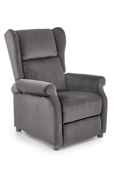 AGUSTIN 2 fotel wypoczynkowy popielaty - Halmar