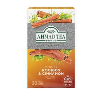 Ahmad Tea Napar Herbaciany Rooibos i Cynamon 20 torebek aluminiowych - Ahmad Tea