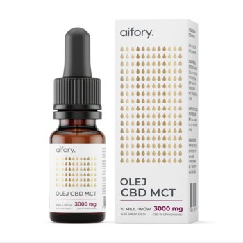 Aifory, Olejek CBD konopny 3000 mg (MCT) - mocne stężenie, 10ml - inna