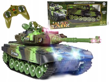 Aig, czołg zdalnie sterowany, Rc Big War Tank, 45 cm, zielony - AIG