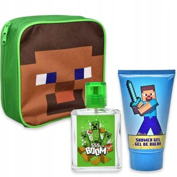 AIR-VAL MINECRAFT ZESTAW KOSMETYKÓW DLA DZIECI kosmetyczka + perfumy + żel - Inna marka