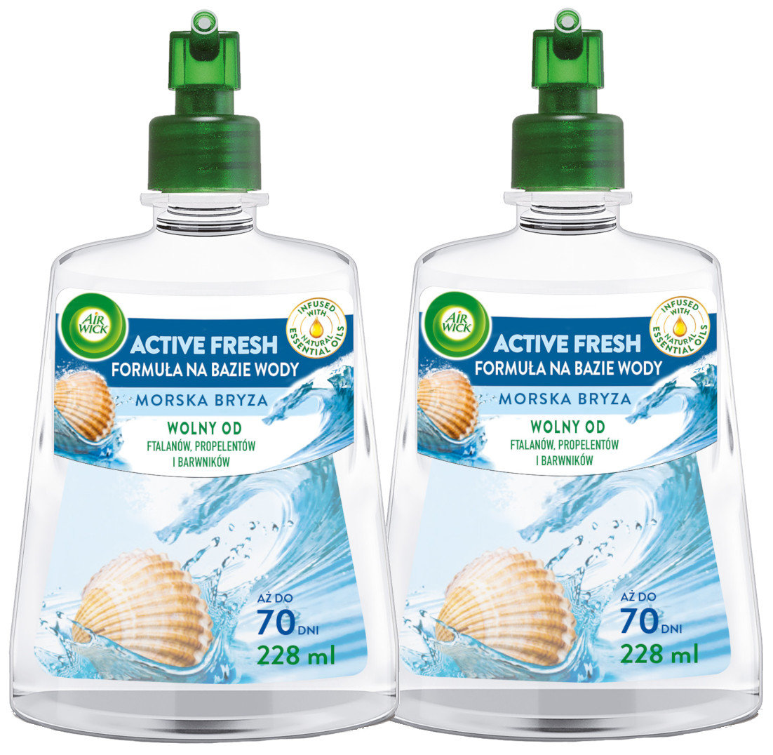 Air Wick Active Fresh Odświeżacz Wkład Mix 228 X4 - Reckitt Benckiser