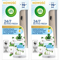 Air Wick Active Fresh Fresh Cotton automatyczny odświeżacz powietrza z  wkładem