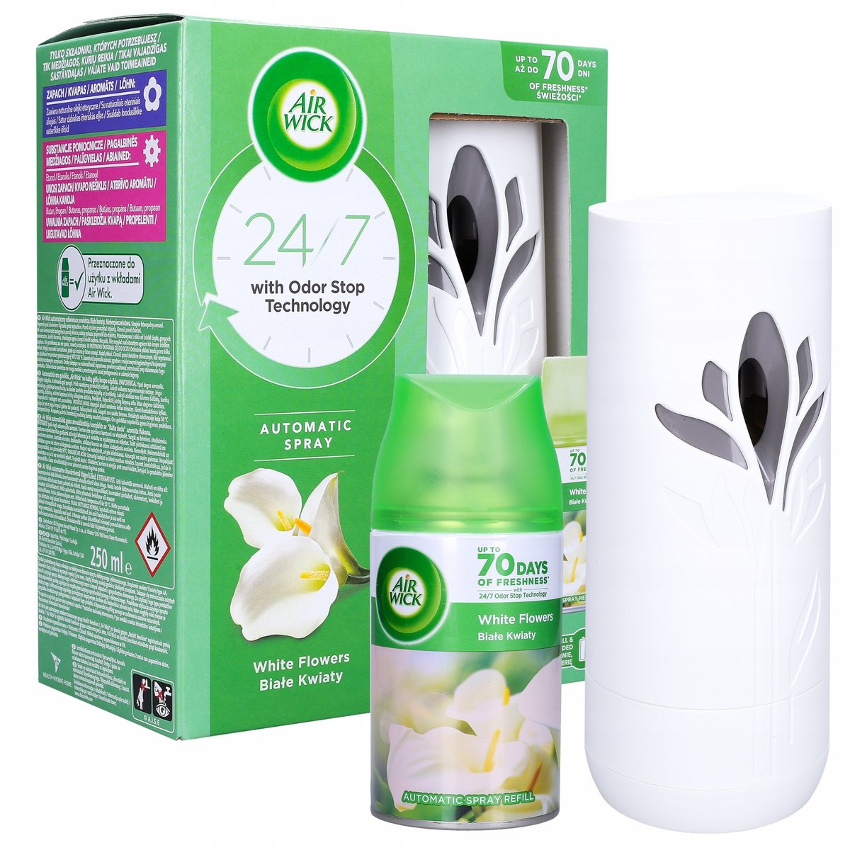 Air Wick Urządzenie + Wkład Białe Kwiaty 250Ml - AIR WICK | Sklep EMPIK.COM
