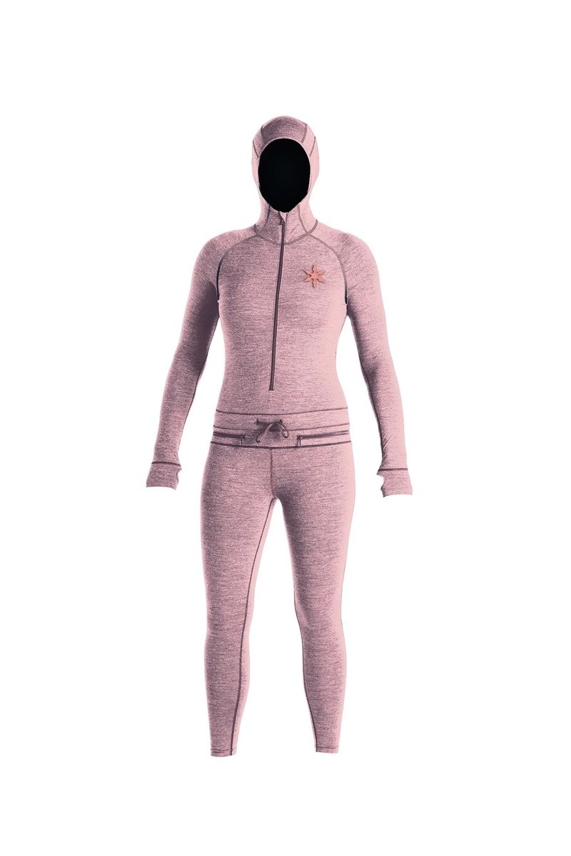 Zdjęcia - Bielizna termoaktywna Airblaster WOMEN'S MERINO NINJA SUIT ROSE QUARTZ M 