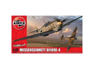 Airfix, Model do sklejania Myśliwiec Messerschmitt Bf109E-4, 14+ - Airfix