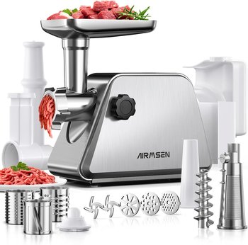 AIRMSEN 5 w 1 elektryczna maszynka do mięsa z nadziewarką do kiełbas - Airmsen