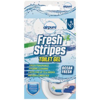 Airpure Fresh Stripes Toilet Gel Blue 45Ml - Inna marka