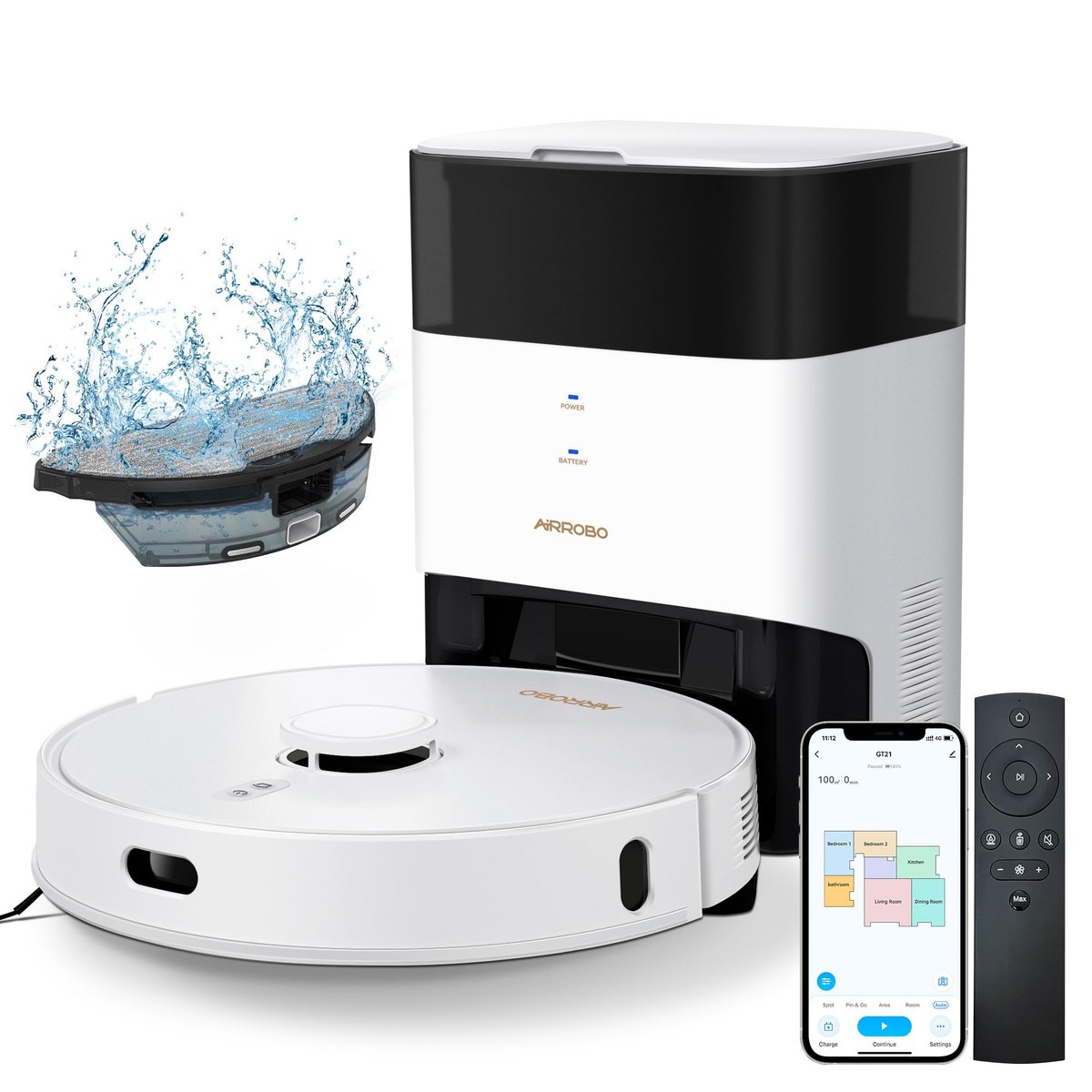 21-teiliges Ersatzzubehör Set Für AIRROBO Saugroboter - Bürsten, Filter & Wischpads