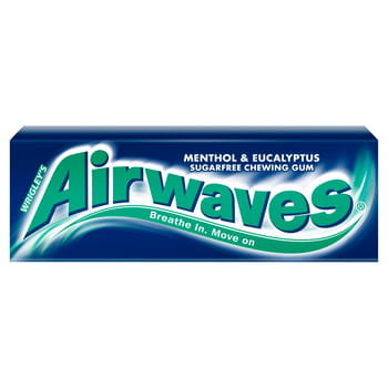Wrigley's Airwaves Extreme Sugar Free Chewing Gum with Menthol and