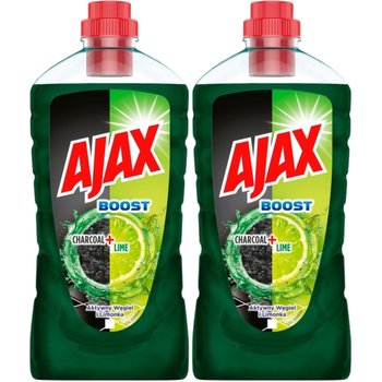 Ajax Boost Charcoal Lime Płyn Do Podłóg 2X 1L - Ajax