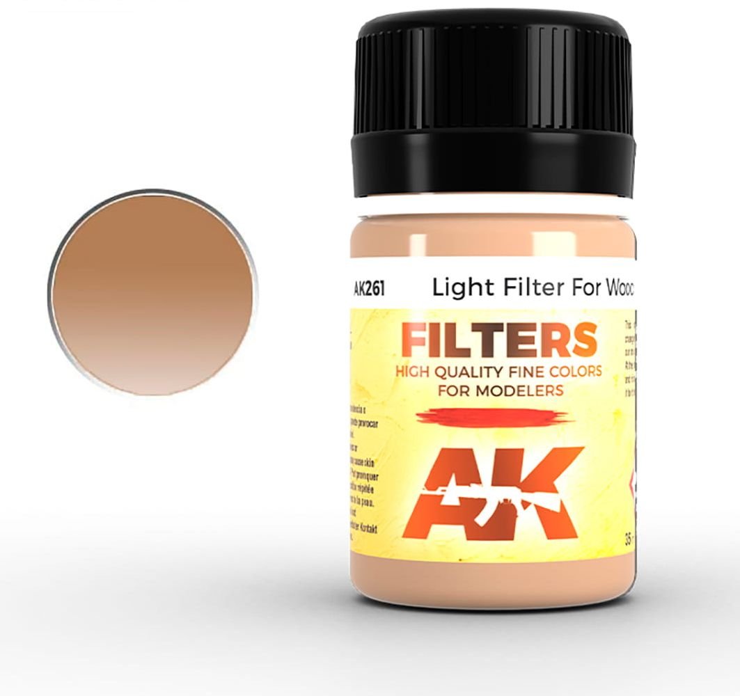 Фото - Творчість і рукоділля AK INTERACTIVE - AK261 Weathering LIGHT FILTER FOR WOOD