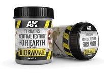 AK INTERACTIVE -  AK8023 TERRAINS NEUTRAL TEXTURE - 250ml AK INTERACTIVE