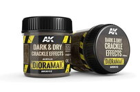 AK INTERACTIVE -  AK8032 DARK & DRY CRACKLE EFFECTS 100ml AK INTERACTIVE