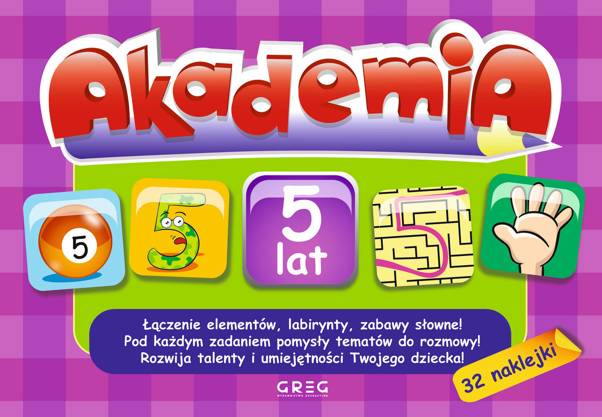 Akademia. 5 lat + 32 naklejki