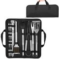 Akcesoria do grilla zestaw 20 przyborów ze stali nierdzewnej sztućce do grilla i etui&nbsp;-&nbsp;Springos