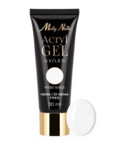 Akrylożel Budujący Mollylac Pure White Hema/di-hema Free, 30 Ml