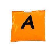 Akson, Worek gimnastyczny szkolny z literą A, pomarańczowy - Akson