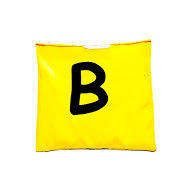 Akson, Worek gimnastyczny szkolny z literą B, żółty - Akson