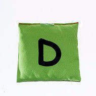 Akson, Worek gimnastyczny szkolny z literą D, zielony - Akson