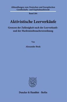 Aktivistische Leerverkäufe.