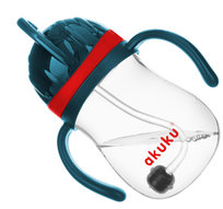 AKUKU Innowacyjny Bidon ze Słomką z Odważnikiem