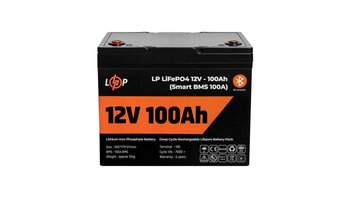 Akumulator 12v (12.8v) 100ah 1280 wh smart lp lifepo4 + bluetooth do ups - Inny producent