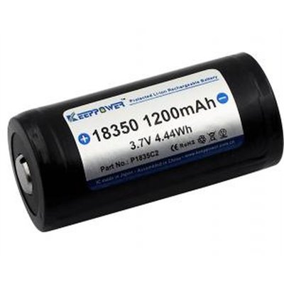 Akumulator 18350 3.7V 1200mAh 10A Keeppower - Inny producent | Sklep ...