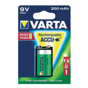 Akumulator 9V VARTA R2U 56722, Ni-MH. 200 mAh, 8.4 V, 1 szt. - Varta