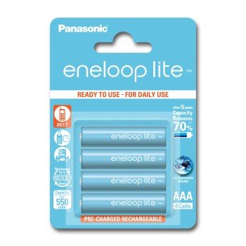 Akumulator AAA ENELOOP Lite, 550 mAh, 1.2 V - Panasonic