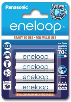 Akumulator AAA PANASONIC Eneloop, 750 mAh, 1.2 V - Panasonic