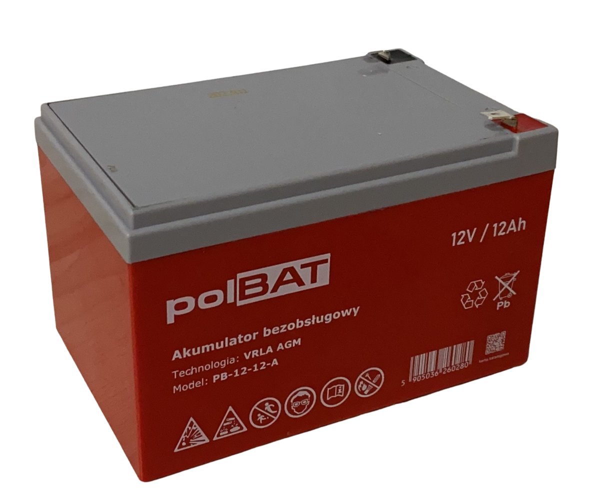 Фото - Акумулятор / батарейка Inerge Akumulator AGM 12V 12Ah polBAT 