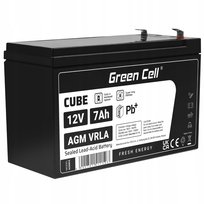 Akumulator Agm 12V 7Ah Żelowy Bezobsługowy Do Ups Alarm Autka Zabawki Mocny