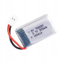 AKUMULATOR BATERIA  300 MAH 3,7 v LIPOL WTYK MOLEX 2 PIN FX