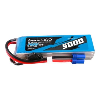 Akumulator Gens ace G-Tech 5000mAh 14.8V 45C 4S1P Heli Lipo z konektorem EC - GENSACE