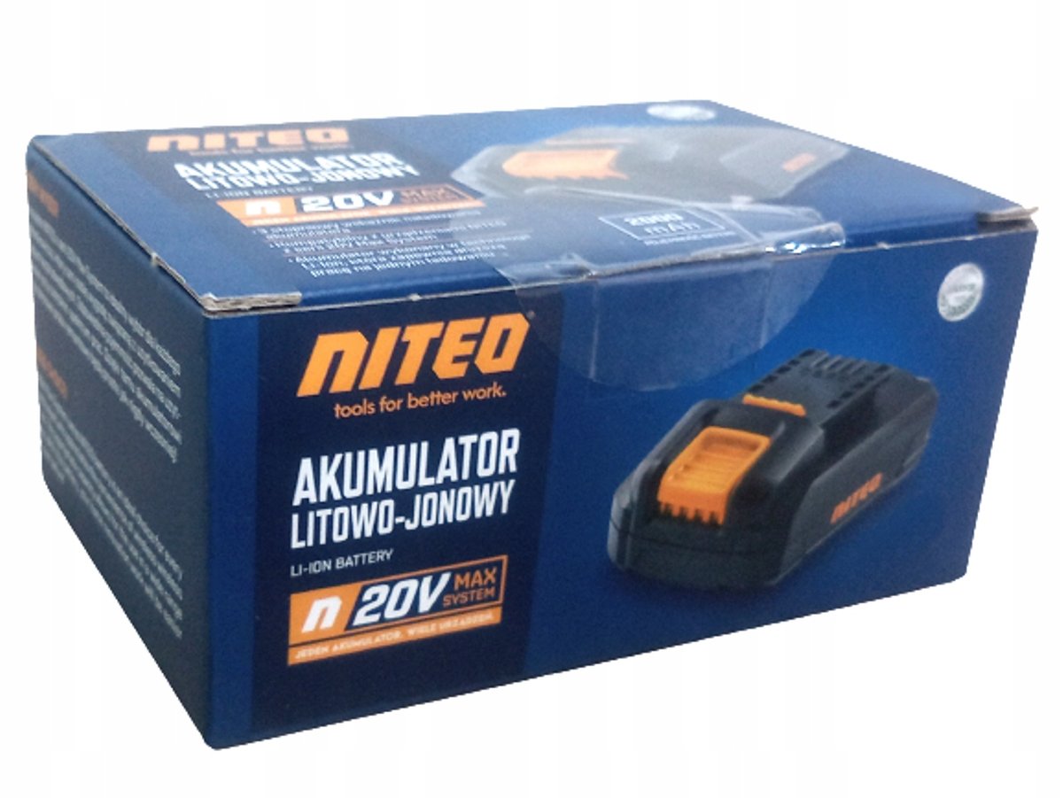 Фото - Акумулятор для інструменту Niteo Akumulator Litowo-Jonowy 20V Max System 2Ah 
