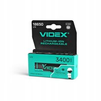 Akumulator litowo-jonowy latarka Videx 18650-P 3400mAh