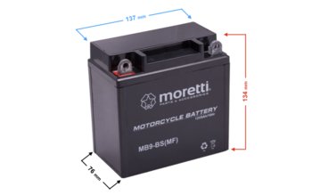 Akumulator Moretti AGM (Gel) MB9-BS - Moretti