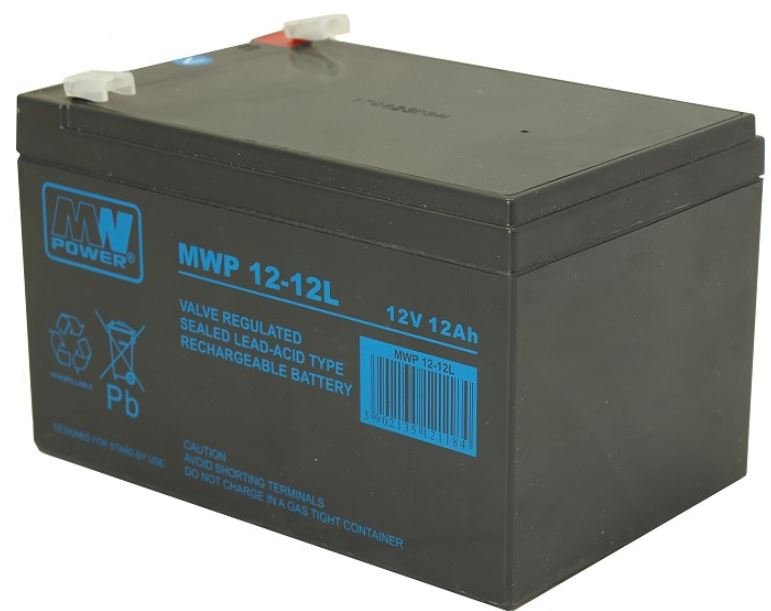 Akumulator MW Power MWP 12-12L, 12 V, 12 Ah