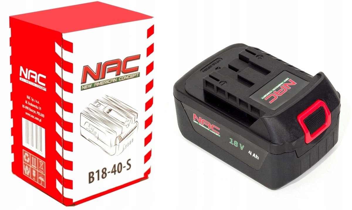 Akumulator NAC B18-40-S, 4,0 Ah