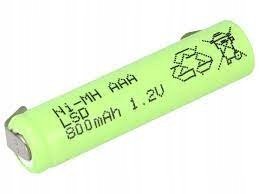 Akumulator Ni-MH 1,2V 800mAh AAA R3 z blaszkami - Inny producent