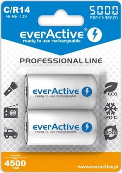 Akumulator R14 C EVERACTIVE Professional Line, Ni-MH, 4500 mAh, 2 szt. - EverActive