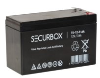 Akumulator VRLA Securbox TS-12-7-AA, 12 V, 7 Ah, AGM SECURBOX