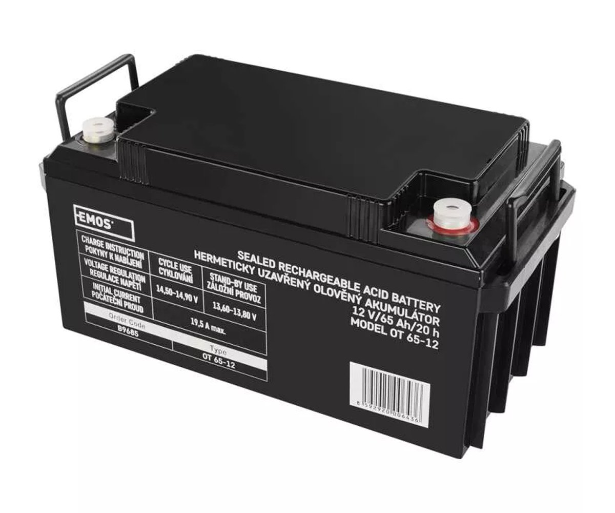 Фото - Акумулятор для інструменту MW Power Akumulator żelowy 12V/65Ah EMOS B9685 Pb 