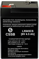 Akumulator żelowy CSSB 6V 4.5Ah CSSB