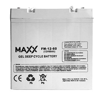 Akumulator Żelowy Maxx 60Ah 12V - Maxx
